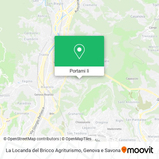 Mappa La Locanda del Bricco Agriturismo