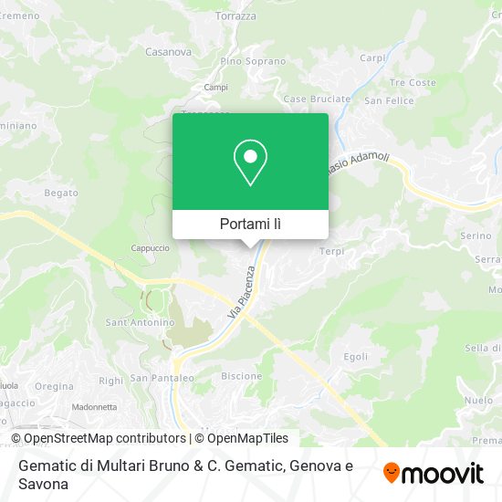 Mappa Gematic di Multari Bruno & C. Gematic