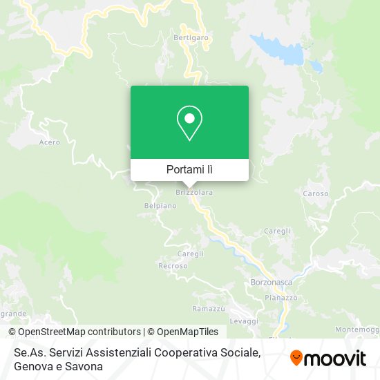 Mappa Se.As. Servizi Assistenziali Cooperativa Sociale