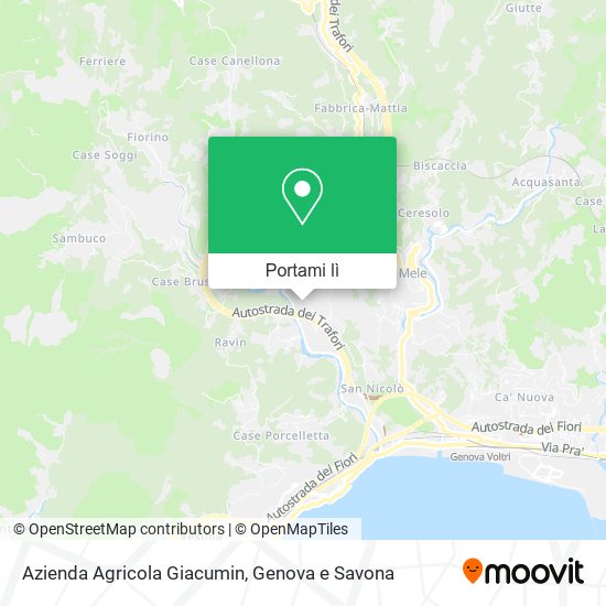 Mappa Azienda Agricola Giacumin