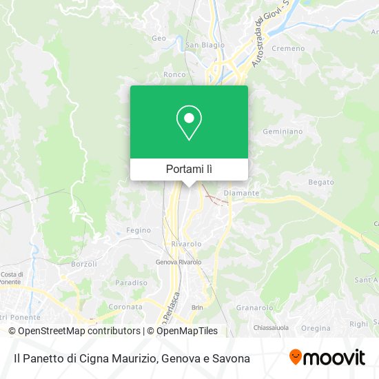 Mappa Il Panetto di Cigna Maurizio