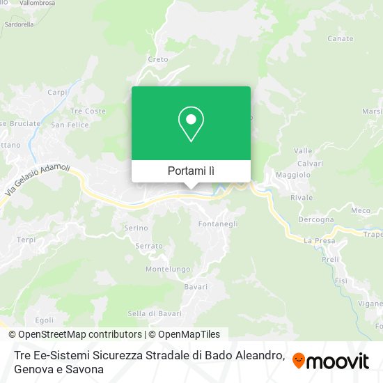 Mappa Tre Ee-Sistemi Sicurezza Stradale di Bado Aleandro