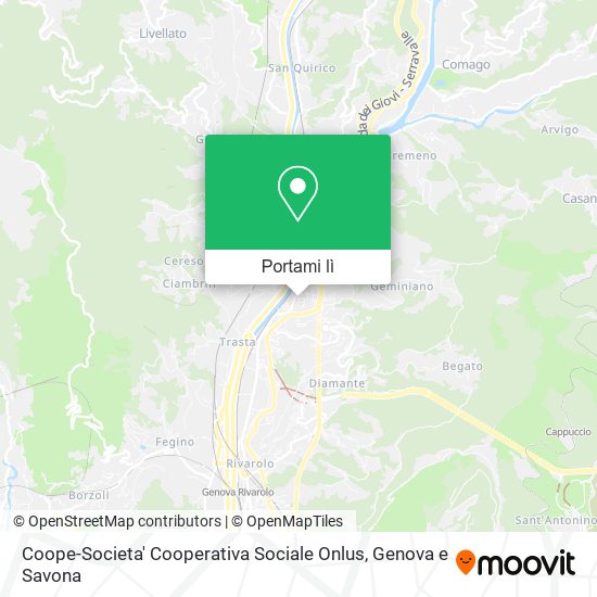 Mappa Coope-Societa' Cooperativa Sociale Onlus