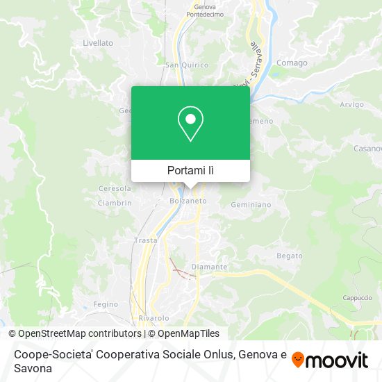 Mappa Coope-Societa' Cooperativa Sociale Onlus