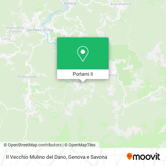 Mappa Il Vecchio Mulino del Dano