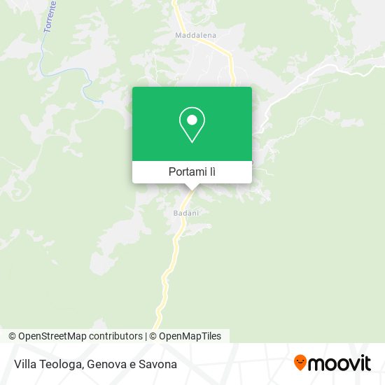 Mappa Villa Teologa