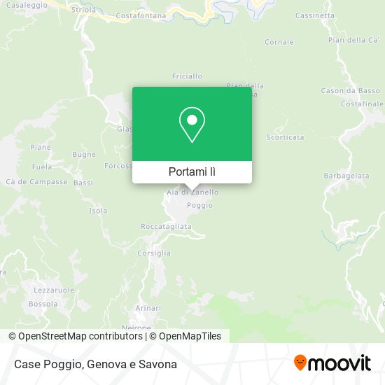 Mappa Case Poggio