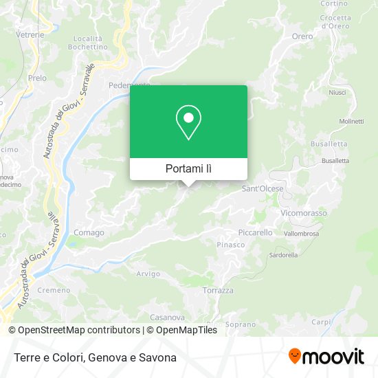 Mappa Terre e Colori