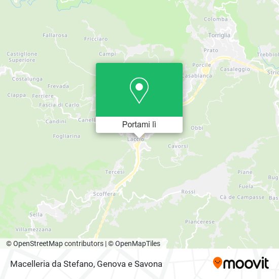Mappa Macelleria da Stefano