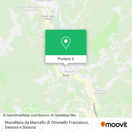 Mappa Macelleria da Marcello di Ottonello Francesco
