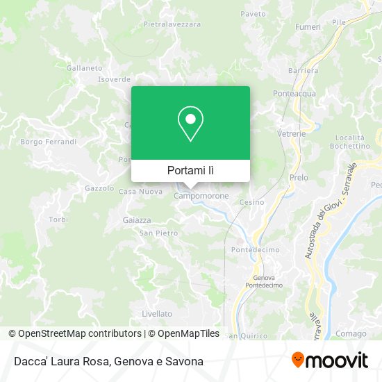 Mappa Dacca' Laura Rosa