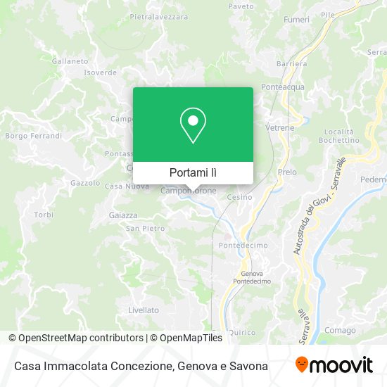 Mappa Casa Immacolata Concezione
