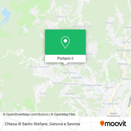 Mappa Chiesa di Santo Stefano