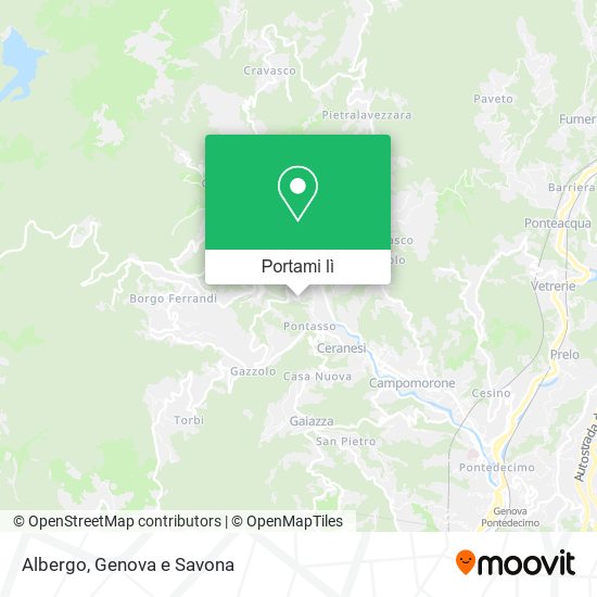 Mappa Albergo