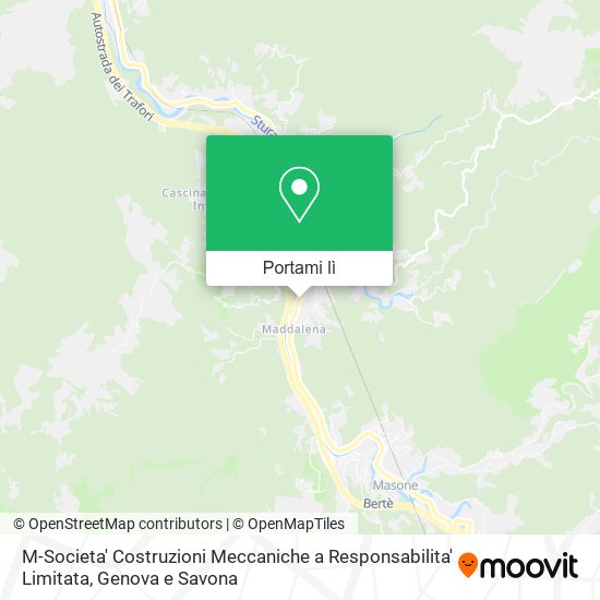 Mappa M-Societa' Costruzioni Meccaniche a Responsabilita' Limitata