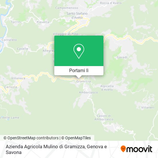 Mappa Azienda Agricola Mulino di Gramizza