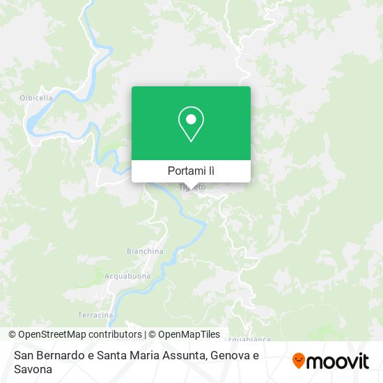 Mappa San Bernardo e Santa Maria Assunta