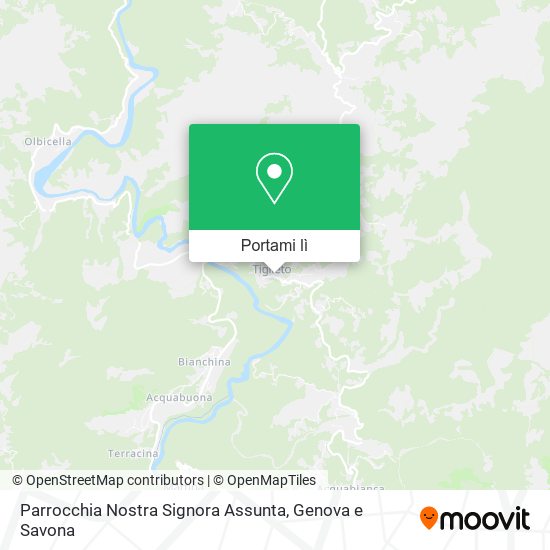 Mappa Parrocchia Nostra Signora Assunta