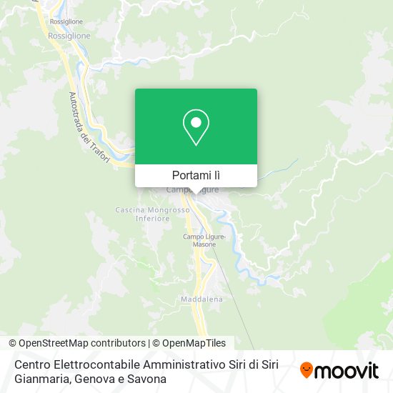 Mappa Centro Elettrocontabile Amministrativo Siri di Siri Gianmaria