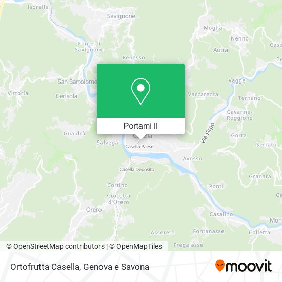 Mappa Ortofrutta Casella