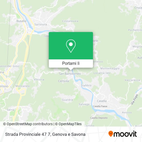 Mappa Strada Provinciale 47 7