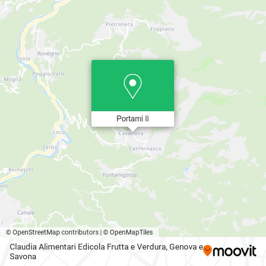 Mappa Claudia Alimentari Edicola Frutta e Verdura