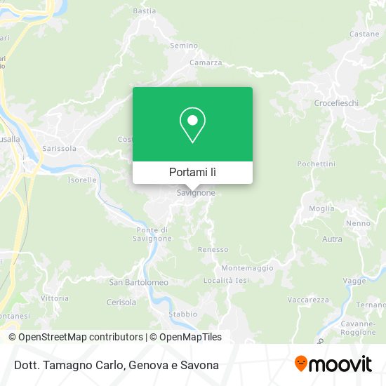 Mappa Dott. Tamagno Carlo