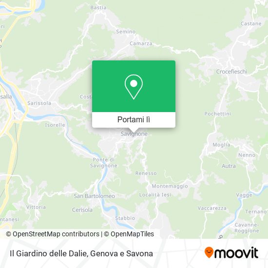 Mappa Il Giardino delle Dalie