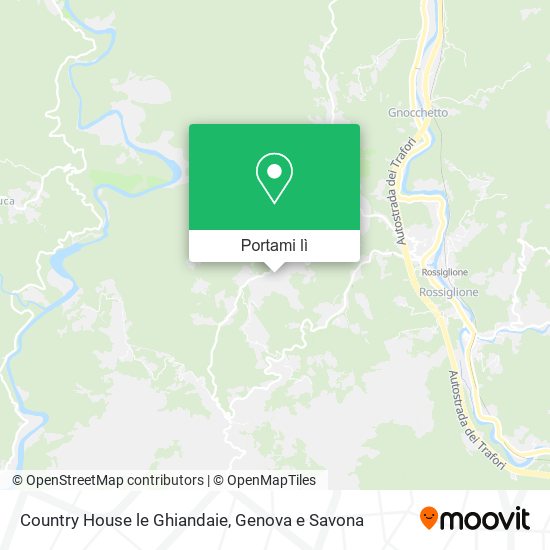 Mappa Country House le Ghiandaie