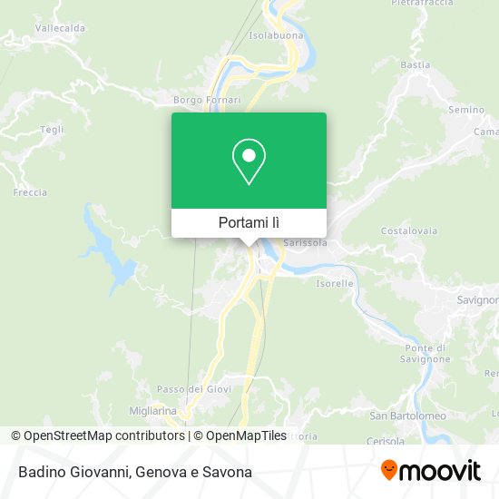 Mappa Badino Giovanni