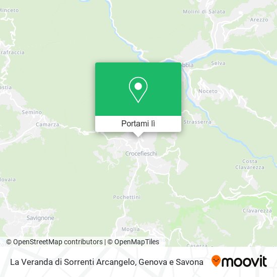 Mappa La Veranda di Sorrenti Arcangelo