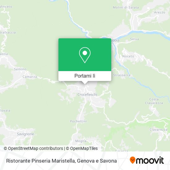 Mappa Ristorante Pinseria Maristella