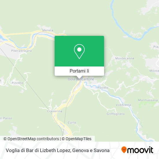 Mappa Voglia di Bar di Lizbeth Lopez