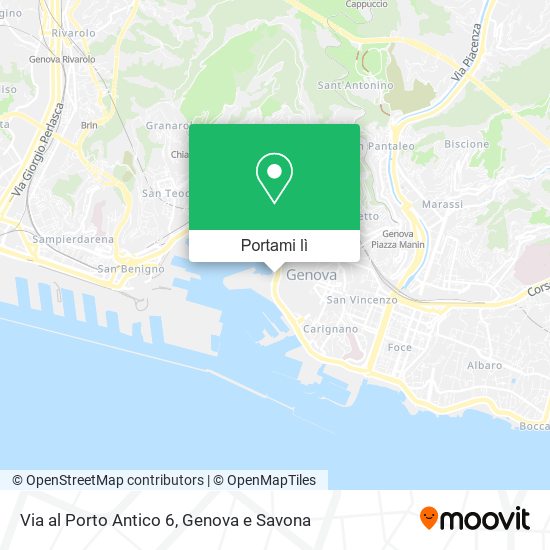 Mappa Via al Porto Antico  6