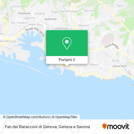 Mappa Fan dei Baracconi di Genova
