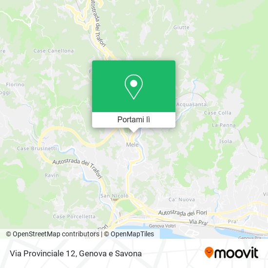 Mappa Via Provinciale  12