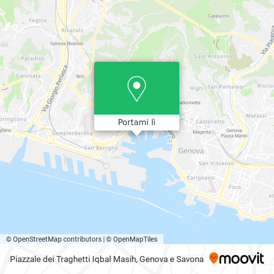 Mappa Piazzale dei Traghetti Iqbal Masih