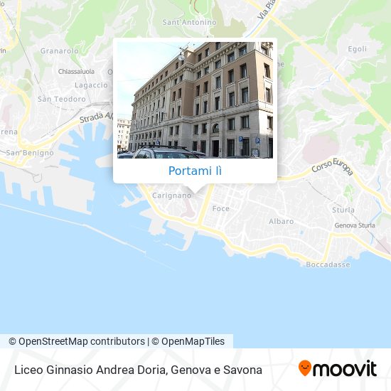 Mappa Liceo Ginnasio Andrea Doria