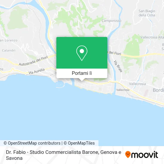 Mappa Dr. Fabio - Studio Commercialista Barone