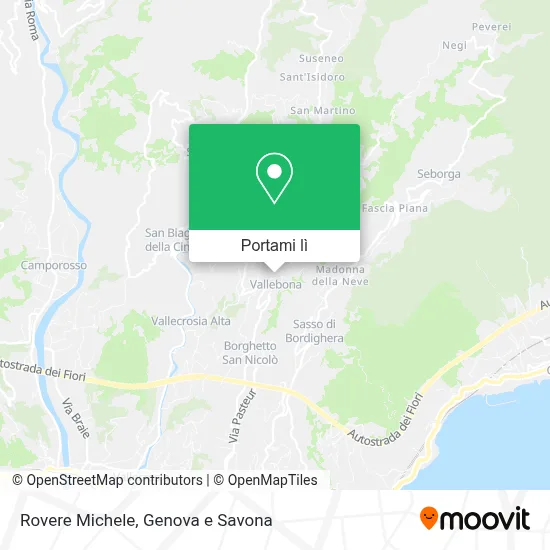 Mappa Rovere Michele