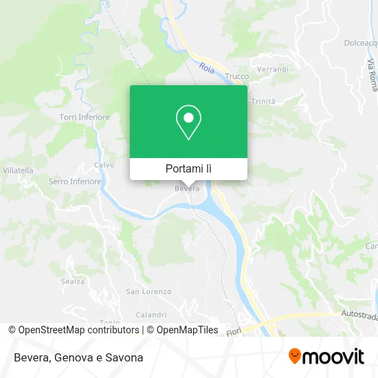 Mappa Bevera