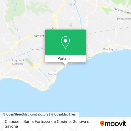 Mappa Chiosco il Bar la Fortezza da Cosimo