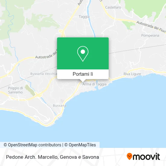 Mappa Pedone Arch. Marcello