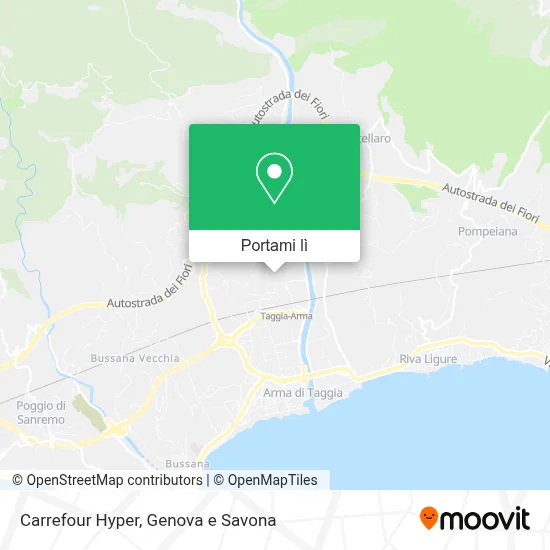 Mappa Carrefour Hyper