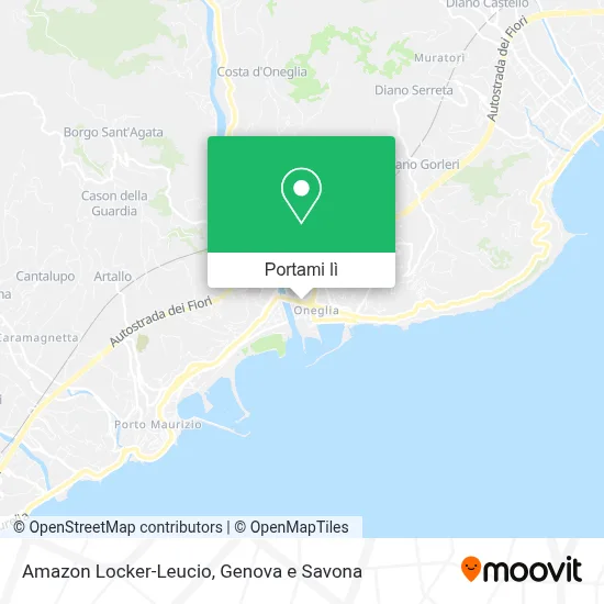 Mappa Amazon Locker-Leucio