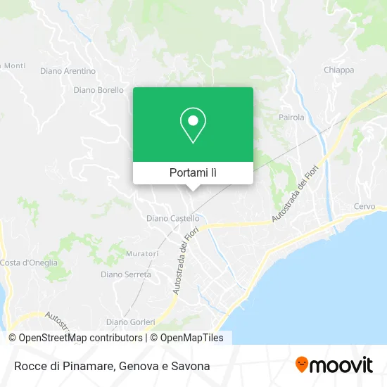 Mappa Rocce di Pinamare