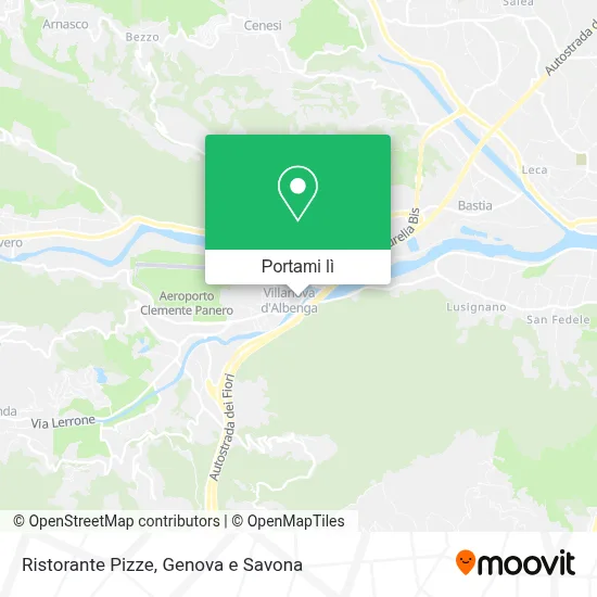 Mappa Ristorante Pizze