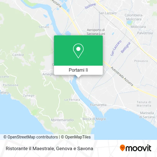 Mappa Ristorante il Maestrale