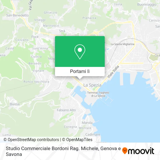 Mappa Studio Commerciale Bordoni Rag. Michele