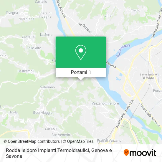 Mappa Rodda Isidoro Impianti Termoidraulici